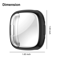 Watch Case TPU Screen Cover Protector For Fitbit Versa Sense Smartwatch UltraThin Shockproof Full P 7