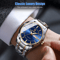 Mens Waterproof Luxury Quartz Watch Stainless Steel Luminous Dial Classic Business Style 3