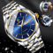 Mens Waterproof Luxury Quartz Watch Stainless Steel Luminous Dial Classic Business Style 0