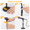 Adjustable Lifting Desktop Microphone Stand Mini Weighted Round Base With Mic Clip Holder 3