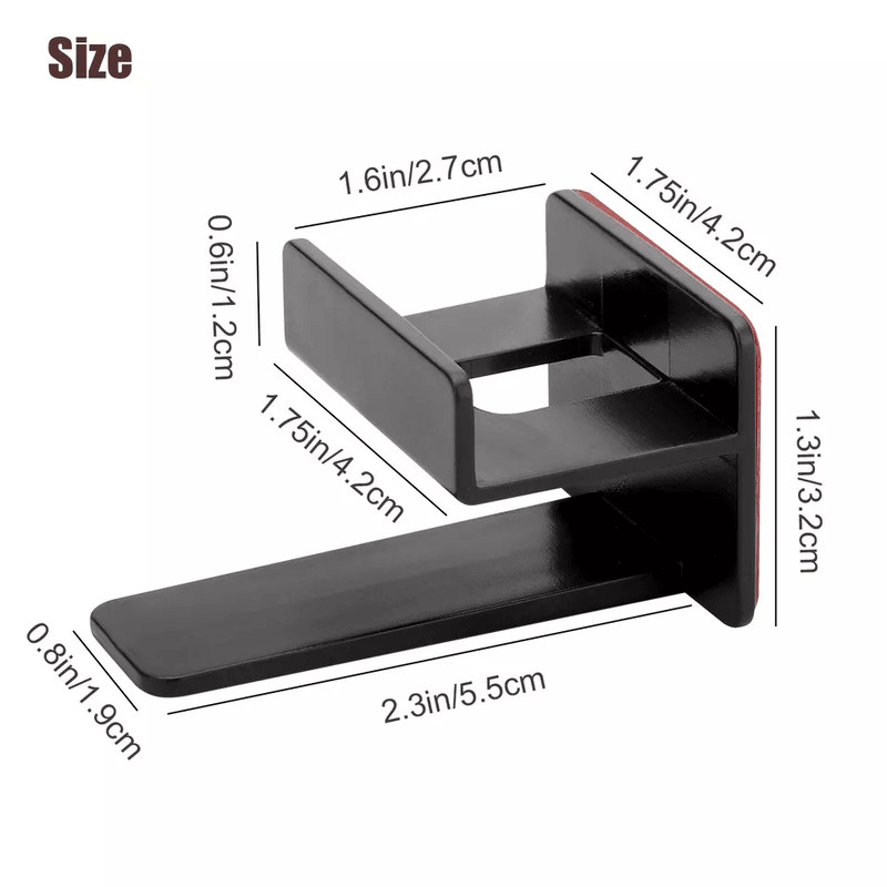 Baseball Cap Hat Rack Wall Door Hanger Holder Storage Organize Hooks Adhesive NoDrill Hat Display O 7