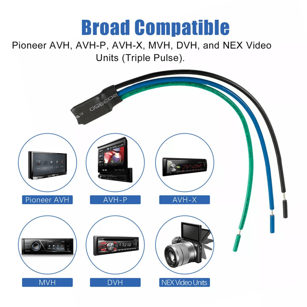 Universal Pulse Bypass For Pioneer Parking Brake Video Override 3