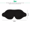 Travel Silk Eye Mask Sleeping Soft Padded Shade Cover Rest Relax Blindfold With Contour Design Adju 6