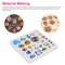 DIY Resin Mold Jewelry Making Kit Silicone Epoxy Pendant Tray Mould Set 2