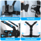Adjustable Phone Holder Chest Strap Mount Accessories HandsFree POV Harness Kit For VLOG Cycling Sk 1
