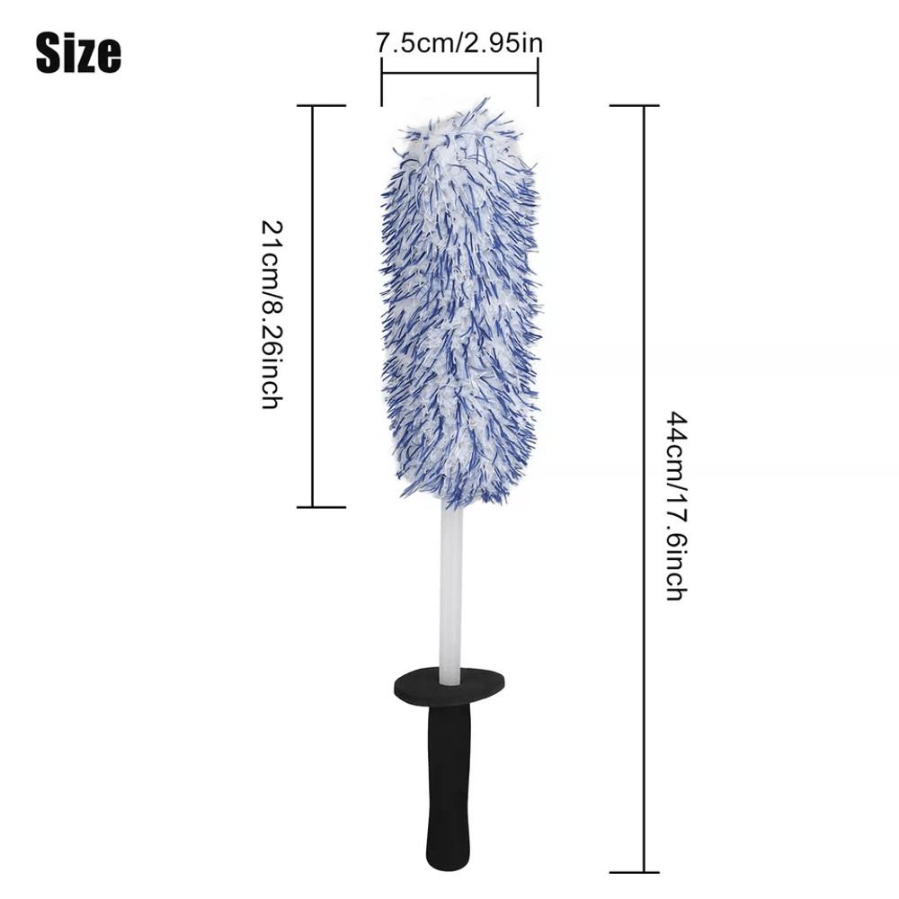 Microfiber Car Wheel Brush Complete Auto Detailing Tool For Rims Tires  Engine Cleaning 3