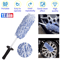 Microfiber Car Wheel Brush Complete Auto Detailing Tool For Rims Tires Engine Cleaning 0