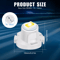 White LED Neo Wedge Bulbs For HVAC Dash AC Climate Control 3