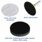 Sanding Disc Sandpaper Hook Loop Sander Kit With Backer Pad M6 Drill Adapter 3
