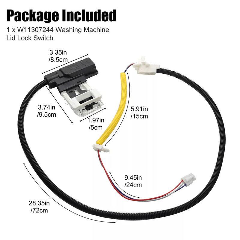 Lid Lock Switch For Whirlpool Maytag Washers 0