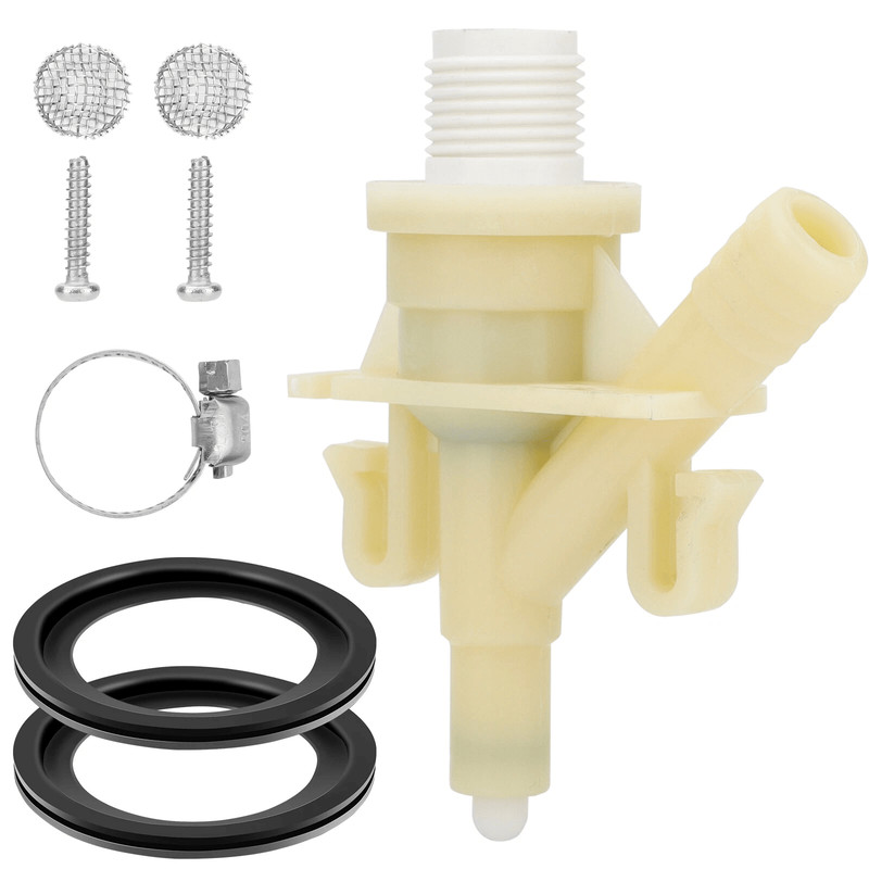 Flush Ball Seal And RV Toilet Water Valve Parts Kit Compatible With Dometic Camper Trailer Toilets  0