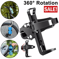 bicycle cup drink holder for water bottles, cycling handlebar mount for bike & travel mugs