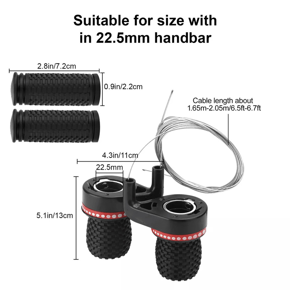 MTB Bike 21 Speed Shifter Set With Brake Shift Levers Mountain Road Bicycle Gear Grip Set For Foldi 2