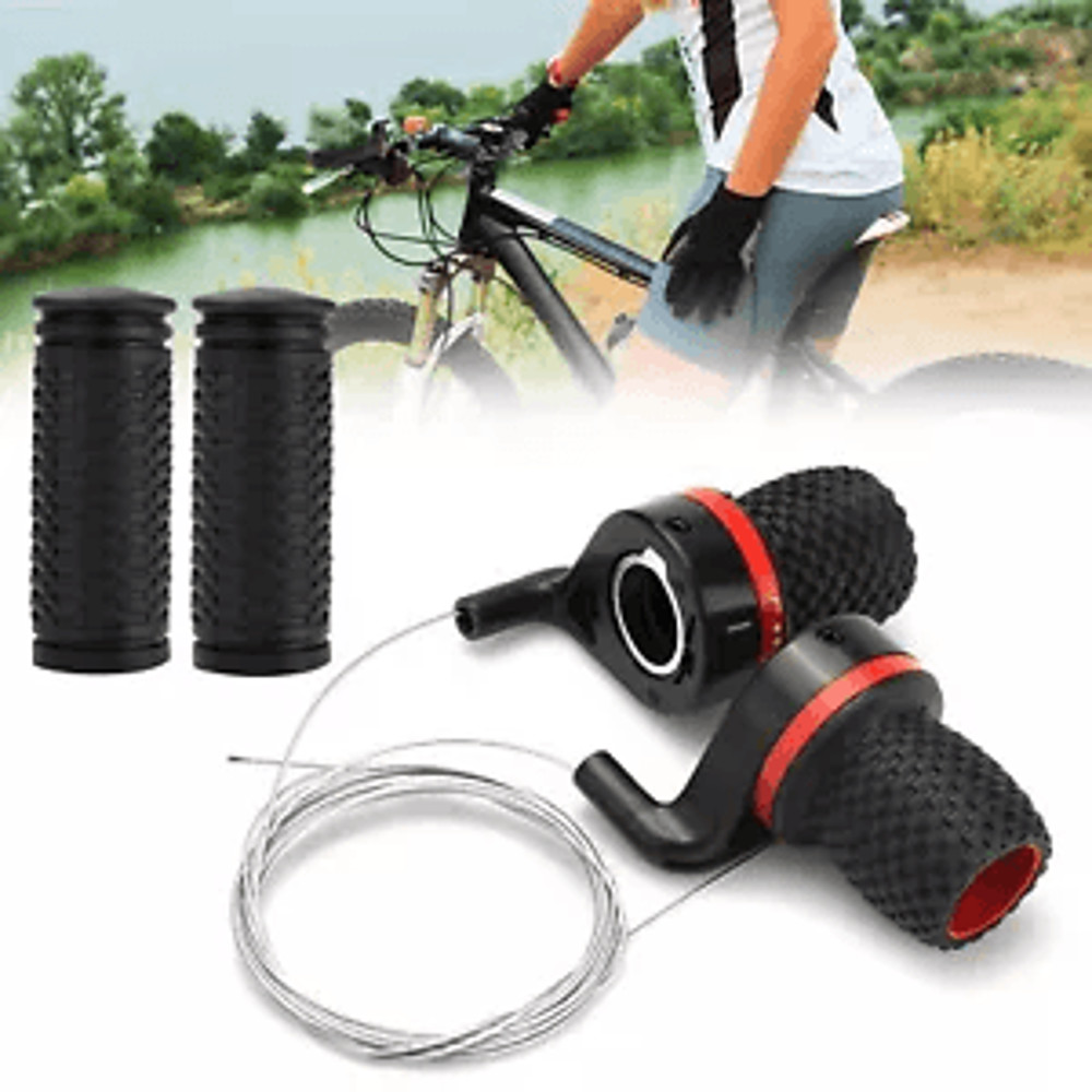 MTB Bike 21 Speed Shifter Set With Brake Shift Levers Mountain Road Bicycle Gear Grip Set For Foldi 0