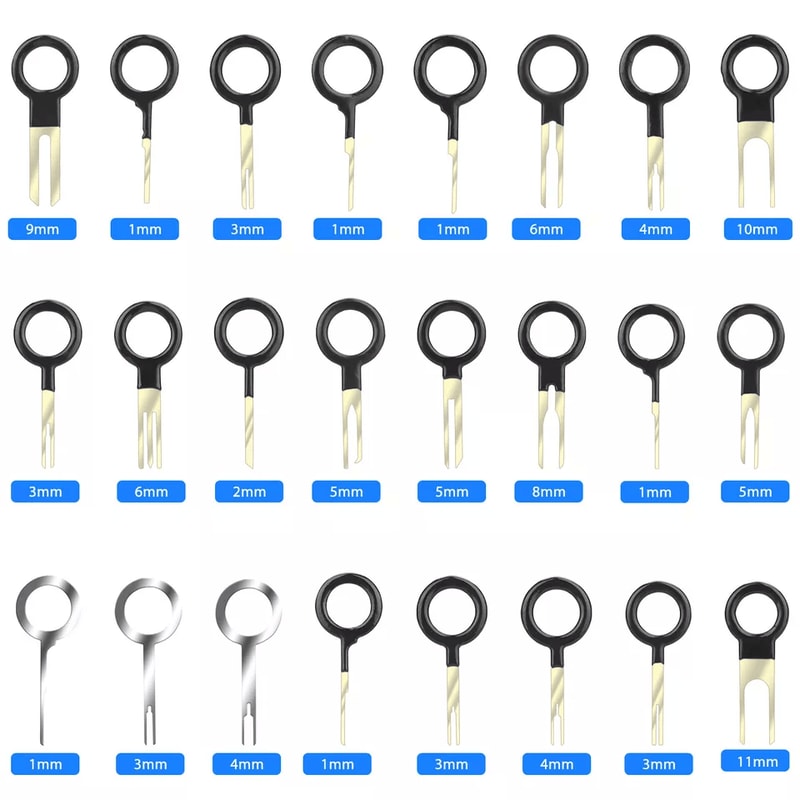 Automotive Terminal Removal Tool Kit Wire Connector Extractor Pin Puller Set For Car Electrical Ma 2