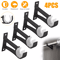 Aluminum Alloy Single Curtain Rod Brackets Window Wall Holders For Drapery Heavy Duty Adjustable Bl 0