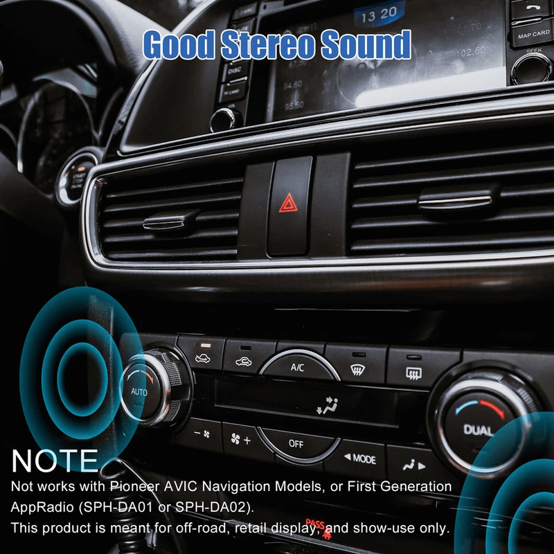 Pulse Bypass Universal For PIONEER Parking Brake Video Override Radio Unlock Interface 5