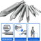 Center Drill Countersink Pilot Bits Set HSS Metalworking Drill Bit Kit 0
