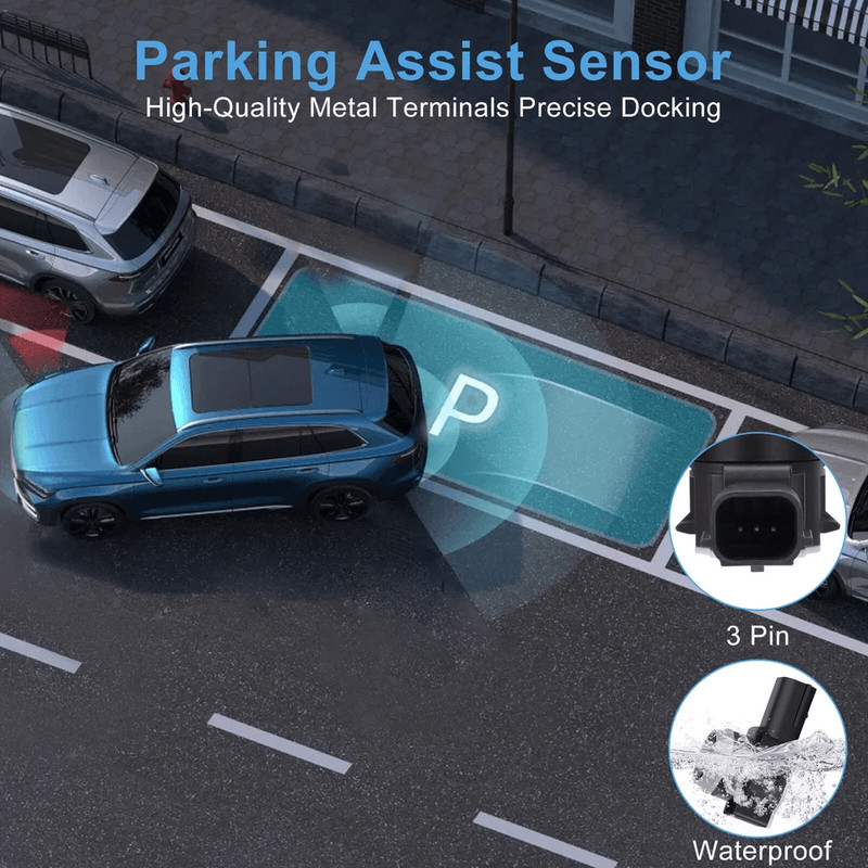 PDC Reverse Aid Backup Parking Assist Sensors For Chevy Buick Cadillac GMC High Sensitivity Replace 2