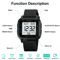 Fashion Mens Sports Watch LED Large Digital Waterproof Wristwatch For Outdoor Casual Use 2