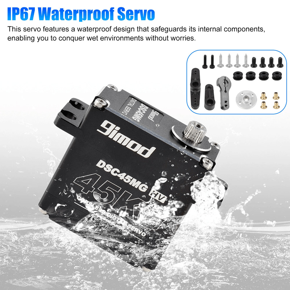 Metal Gear Digital Servo Waterproof High Torque Speed Coreless Motor For RC Car Truck Crawler 2