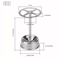 Stainless Steel Toothbrush Holder Stand Rack For Bathroom Kitchen 3