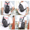 Mens Sling Crossbody Bag With USB Charging Port Waterproof AntiTheft Chest Pack Shoulder Backpack F 7