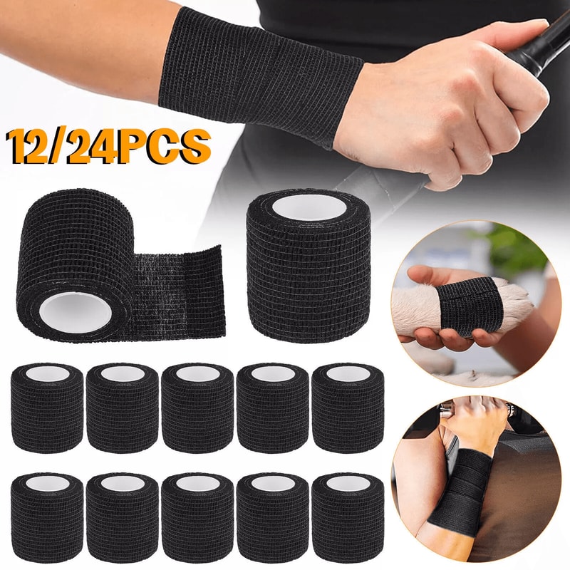 Cohesive Elastic Wrap Grip Tape Tattoo Self Adhesive Bandage For Wound Care Sports Ankle Support An 0