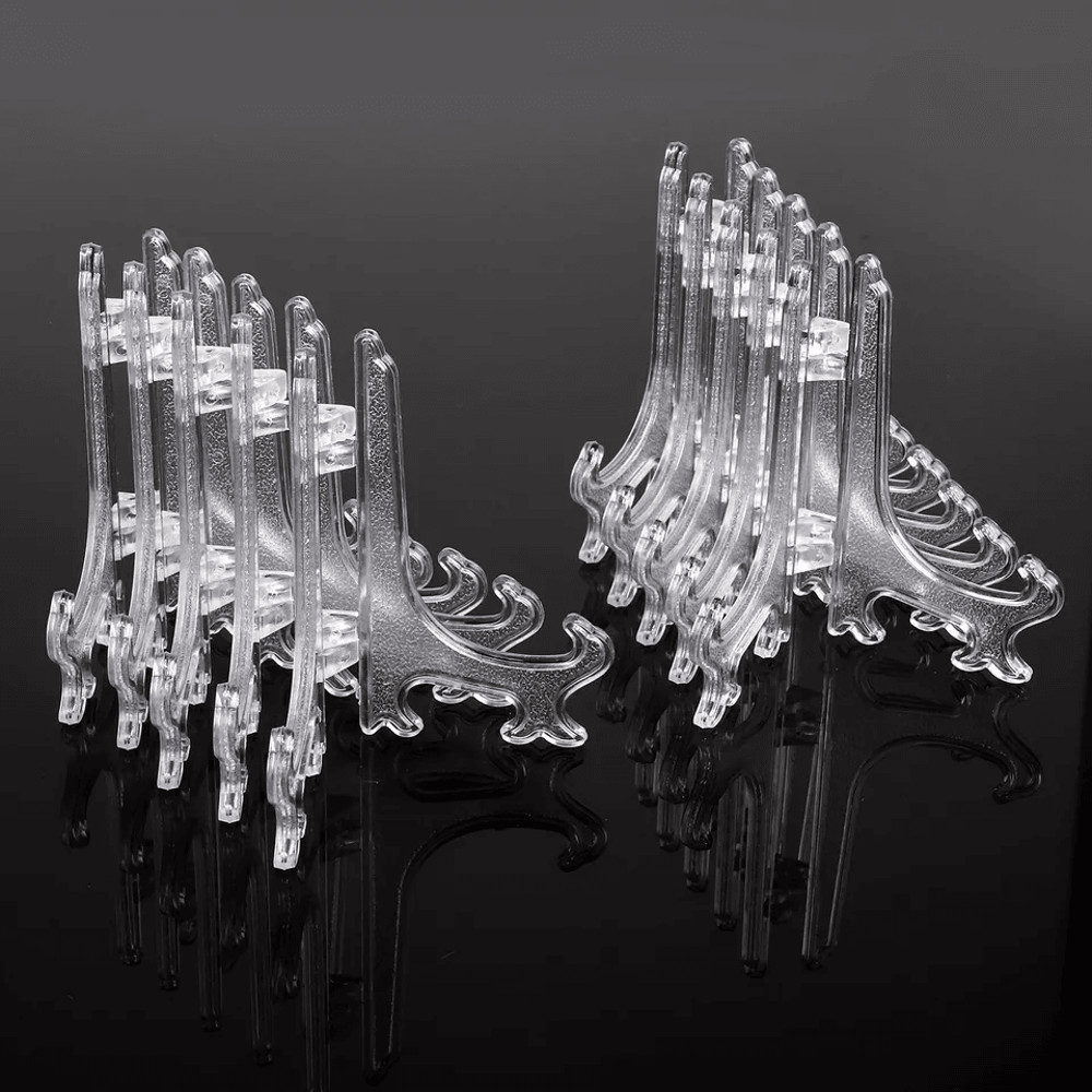 Foldable Easel Display Stand For Plates Picture Frames Cards  Photos 1