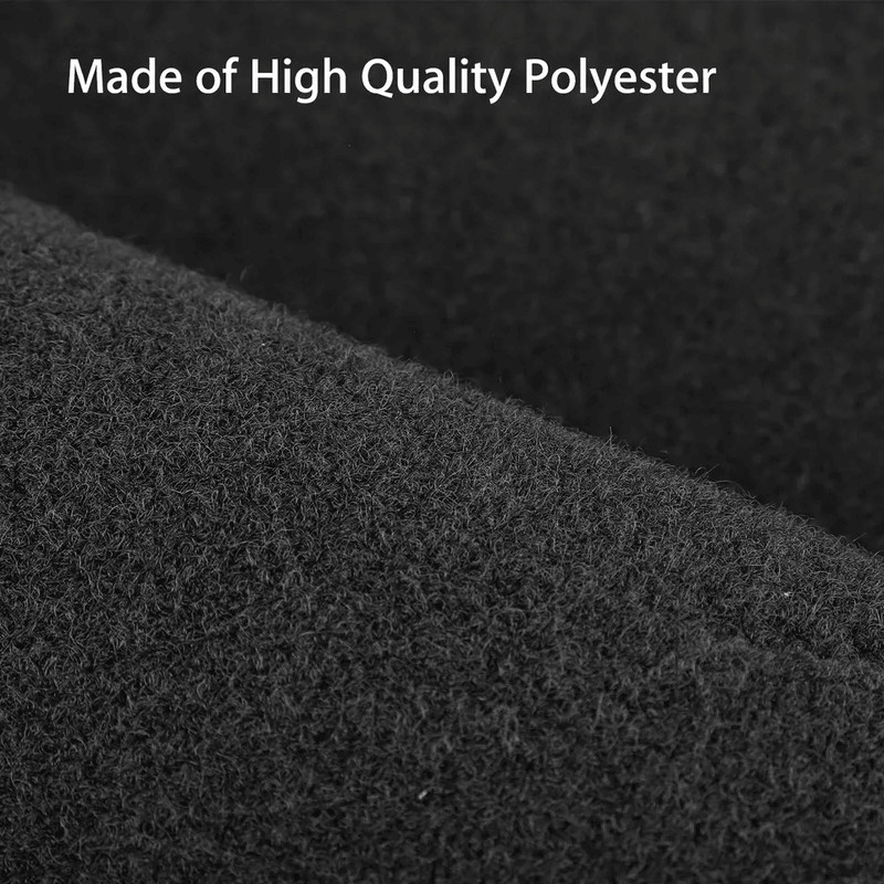 Black Dash Cover Custom Fit Dashboard Pad Mat 5