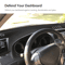 Black Dash Cover Custom Fit Dashboard Pad Mat 3