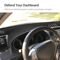 Black Dash Cover Custom Fit Dashboard Pad Mat 3