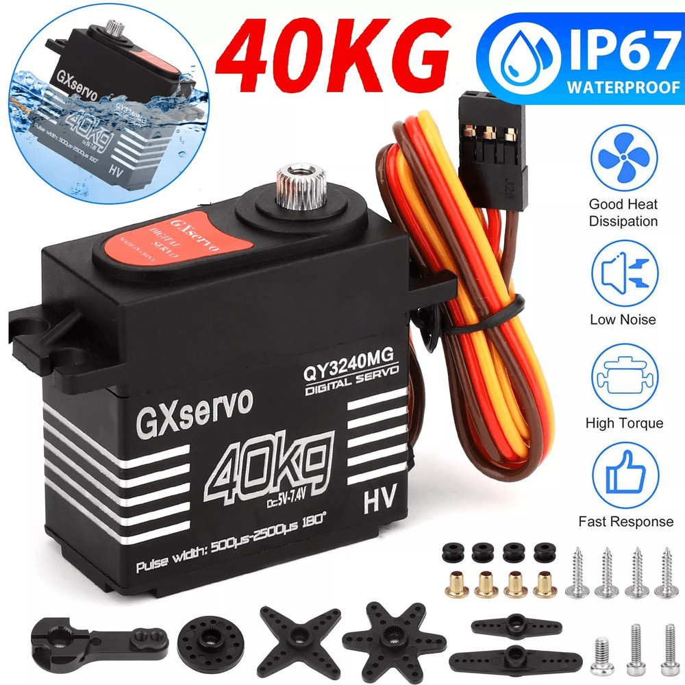 Waterproof Digital Servo Metal Gear For RC Car High Torque Speed Accessories 0