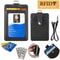 ID Badge Card Holder Synthetic Leather Vertical Wallet Pocket With Lanyard Front ID Window And Snap 0