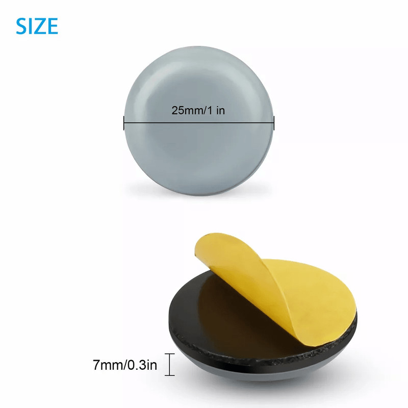 SelfStick Chair Leg Protectors Adhesive Furniture Pads And Glides Sliders Heavy Duty Floor Scratch 6