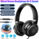 Foldable Earphones OverEar Stereo HiFi Headset With Builtin Mic Volume Control Compatible Gaming 0