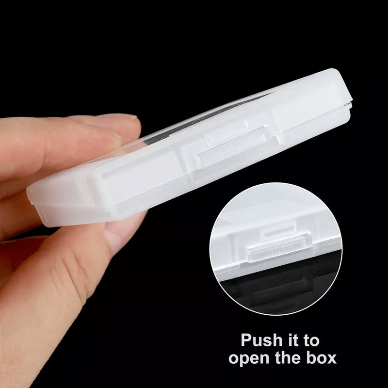 Dustproof Clear Game Cartridge Case For Nintendo Game Boy Color GBC Protective Storage Holder In Bu 6