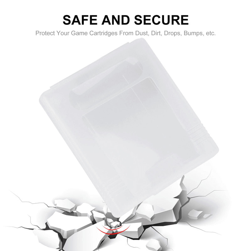 Dustproof Clear Game Cartridge Case For Nintendo Game Boy Color GBC Protective Storage Holder In Bu 2