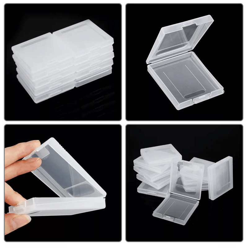 Dustproof Clear Game Cartridge Case For Nintendo Game Boy Color GBC Protective Storage Holder In Bu 3