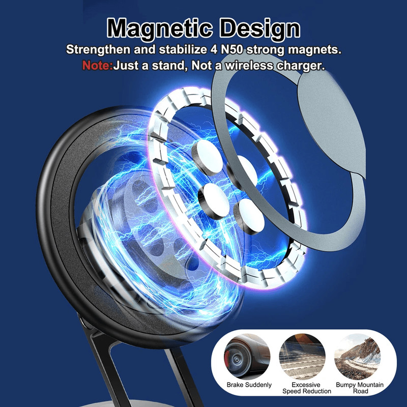 Strong Magnetic Phone Car Mount For Dashboard Windshield Holder Universal Fit 1