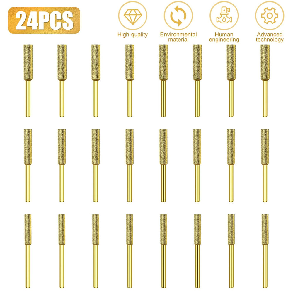 Chainsaw Sharpener Burr Grinding Stone File Set For Rotary Tool Power Drill Accessories For Chain S 8