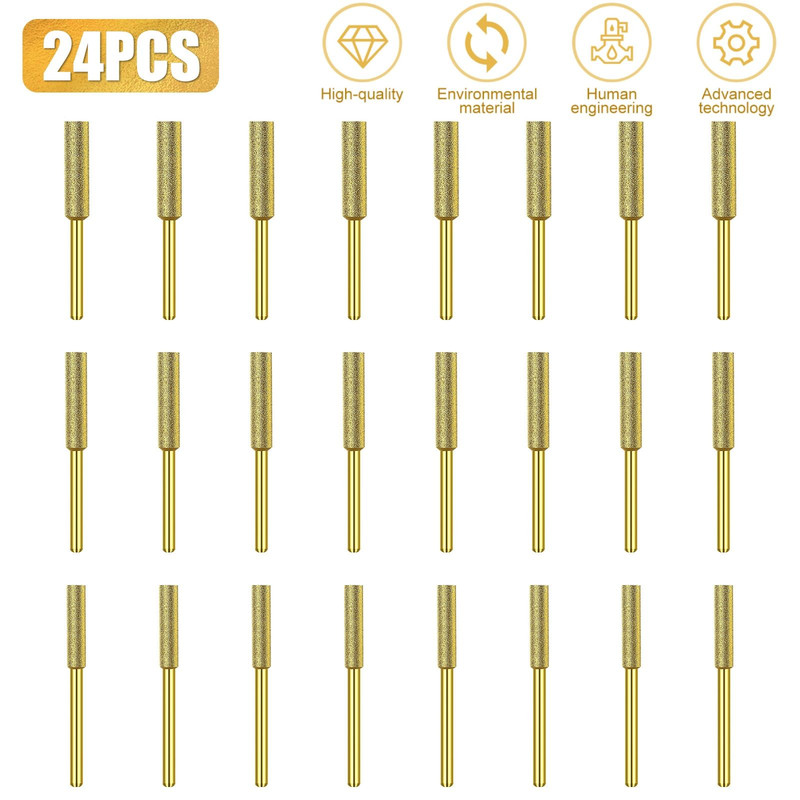 Chainsaw Sharpener Burr Grinding Stone File Set For Rotary Tool Power Drill Accessories For Chain S 8