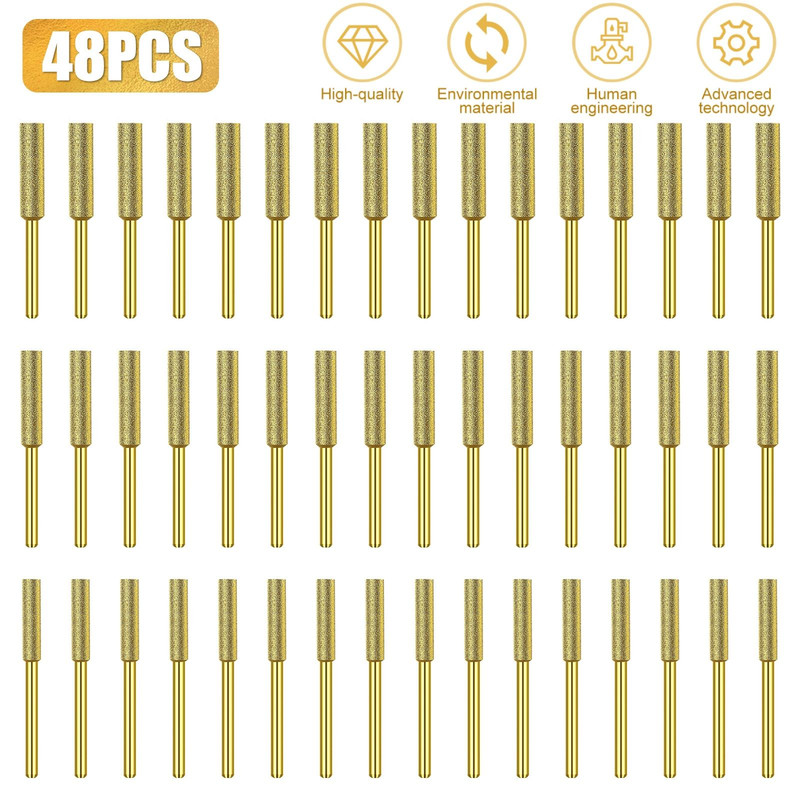 Chainsaw Sharpener Burr Grinding Stone File Set For Rotary Tool Power Drill Accessories For Chain S 9