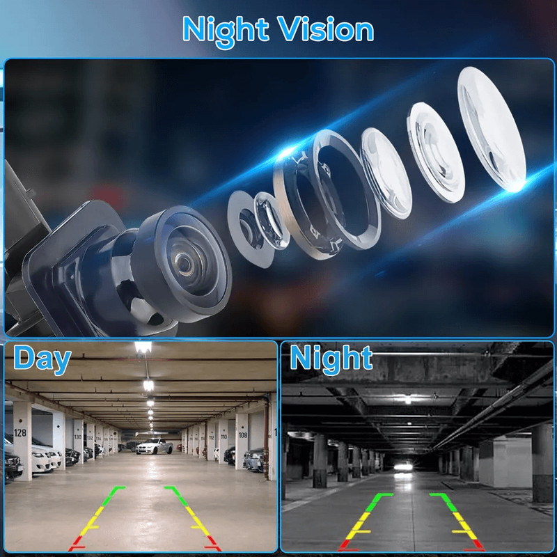 Full HD Rear View Backup Parking Camera IP68 Wide Angle 2