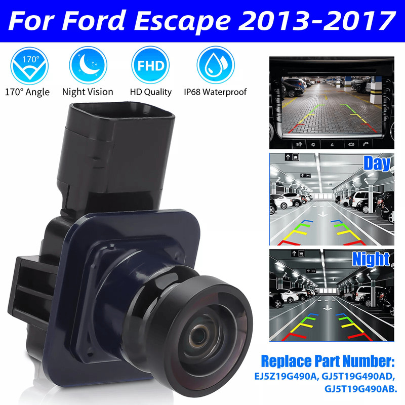 Full HD Rear View Backup Parking Camera IP68 Wide Angle 0
