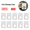 Coin Capsule Storage Box For Morgan Peace Ike Silver Dollars Plastic Slab Display Holders 1