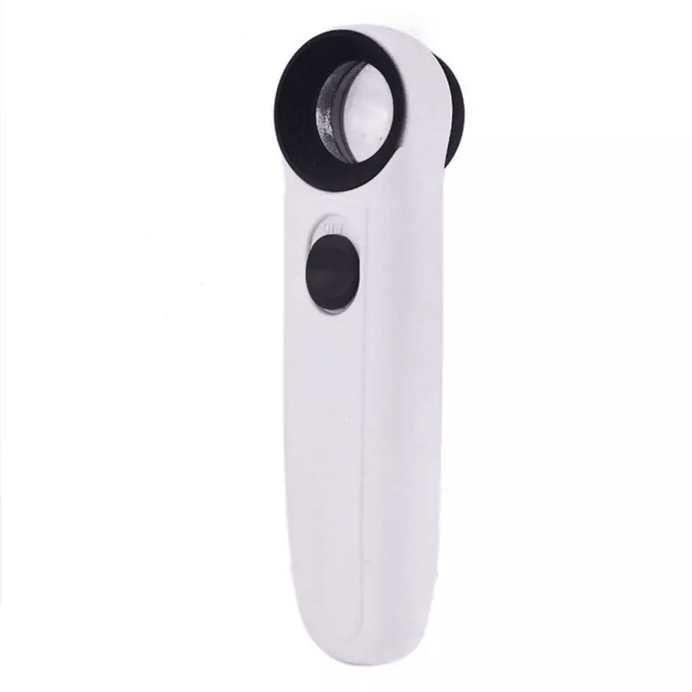 Jewelry Loupe Magnifier Glass With LED Light Compact Eye Magnifying Loop For Coins Stamps Maps Ant 0