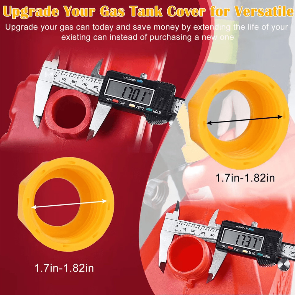 Flexible Gas Can Spout Nozzle Vent Kit Universal Replacement For Plastic Fuel Cans With Old Style C 4