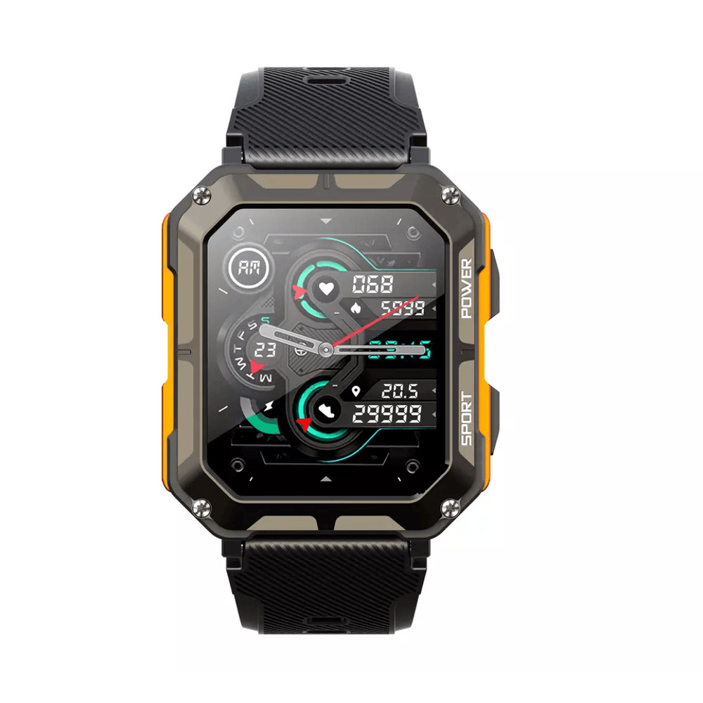 New Blood Pressure Smart Watch Men Military Fitness Tracker Bluetooth Call Wristwatch 2