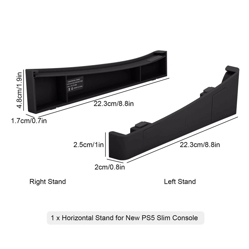 Slim Horizontal Stand Base Holder SlipResistant Accessories For Playstation Slim DigitalUltra With  5